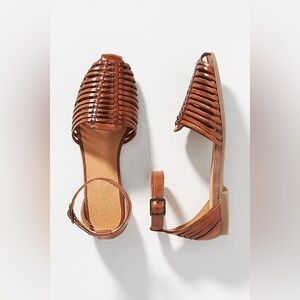 Seychelles Bits N’ Pieces Woven Flats in Honey sz 10